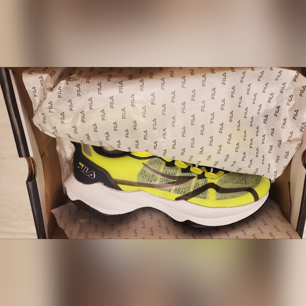 Fila unisex sneakers bright yellow